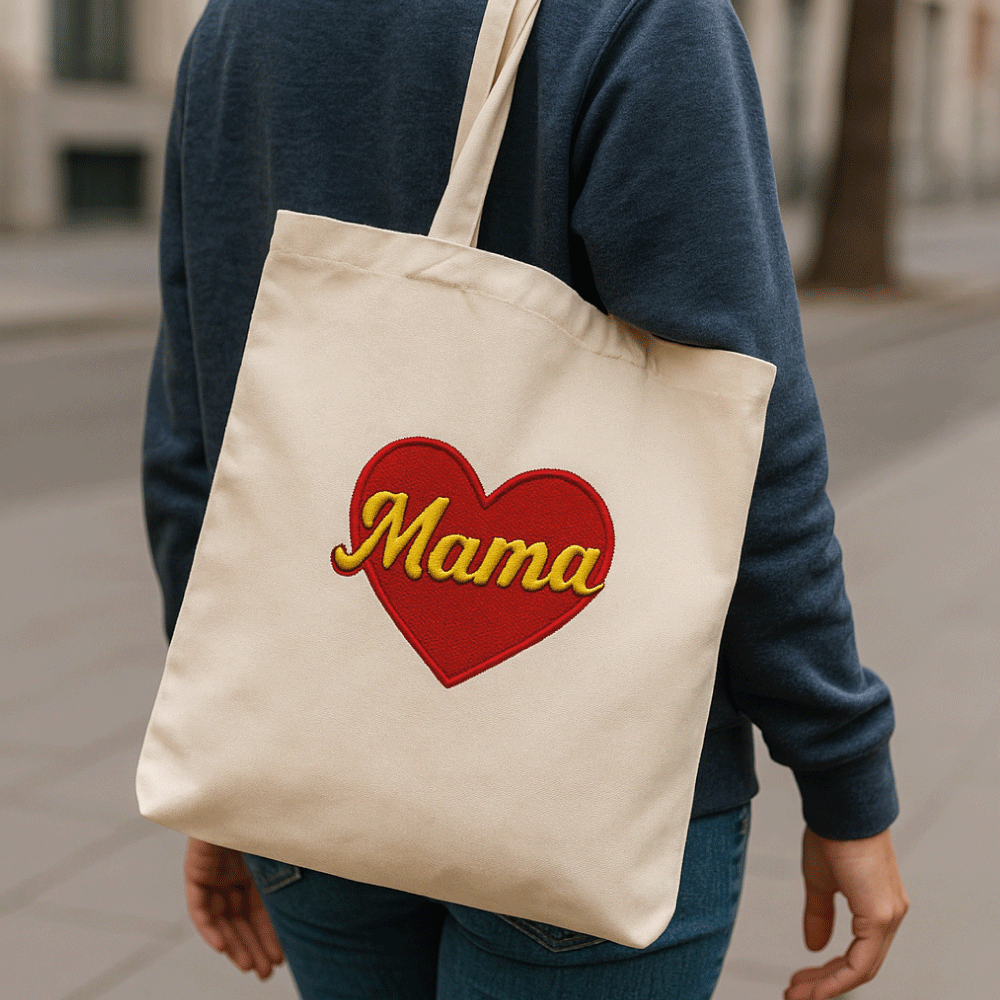 Custom Embroidered Tote Bag - Image 2